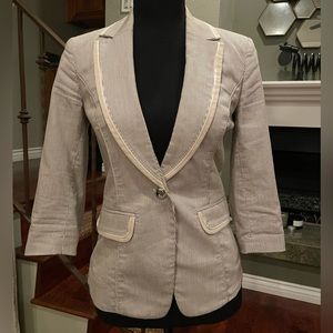 WHBM Striped Blazer Size 00